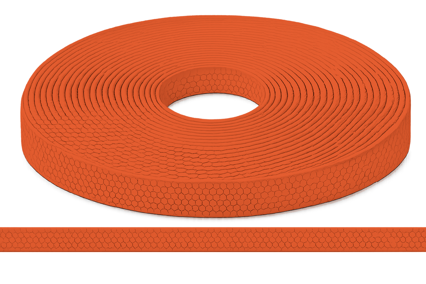 L'atelier du Fourmilier Sangle Hexa au mètre 20mm / Hexa Abricot Sangle HEXA au mètre – Imperméable, résistante et souple – 20, 25 et 38 mm