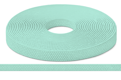 L'atelier du Fourmilier Sangle Hexa au mètre 20mm / Hexa Bleu pastel Sangle HEXA au mètre – Imperméable, résistante et souple – 20, 25 et 38 mm