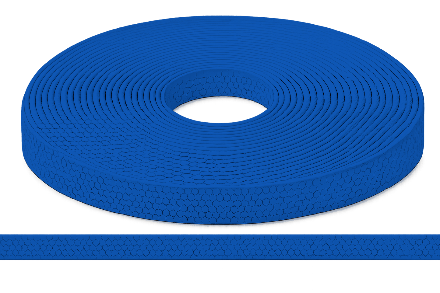 L'atelier du Fourmilier Sangle Hexa au mètre 20mm / Hexa Bleu Sangle HEXA au mètre – Imperméable, résistante et souple – 20, 25 et 38 mm