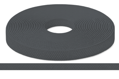 L'atelier du Fourmilier Sangle Hexa au mètre 20mm / Hexa Gris Sangle HEXA au mètre – Imperméable, résistante et souple – 20, 25 et 38 mm