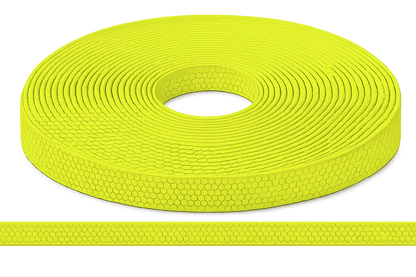 L'atelier du Fourmilier Sangle Hexa au mètre 20mm / Hexa Jaune fluo Sangle HEXA au mètre – Imperméable, résistante et souple – 20, 25 et 38 mm