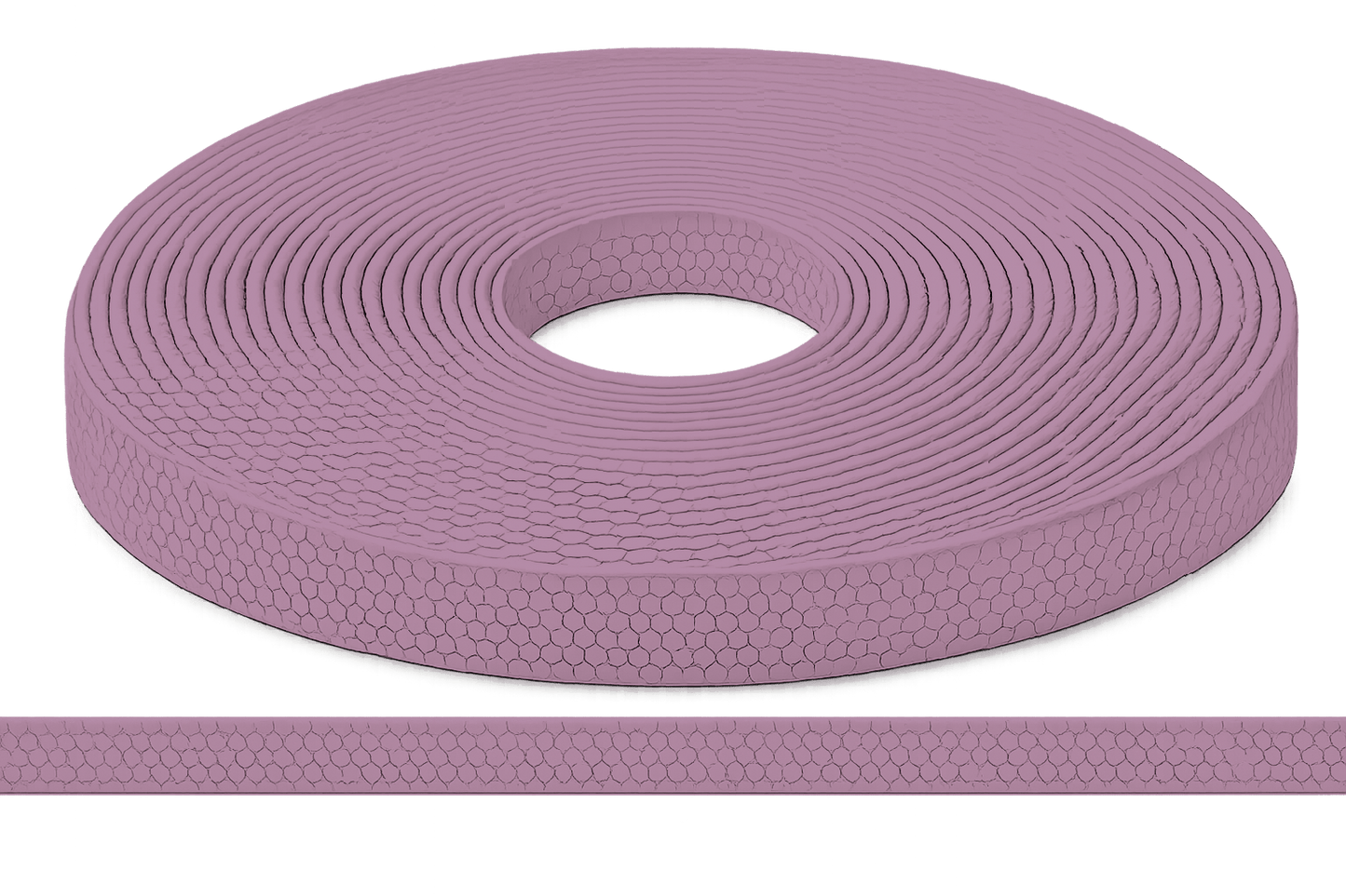 L'atelier du Fourmilier Sangle Hexa au mètre 20mm / Hexa Lavande Pastel Sangle HEXA au mètre – Imperméable, résistante et souple – 20, 25 et 38 mm