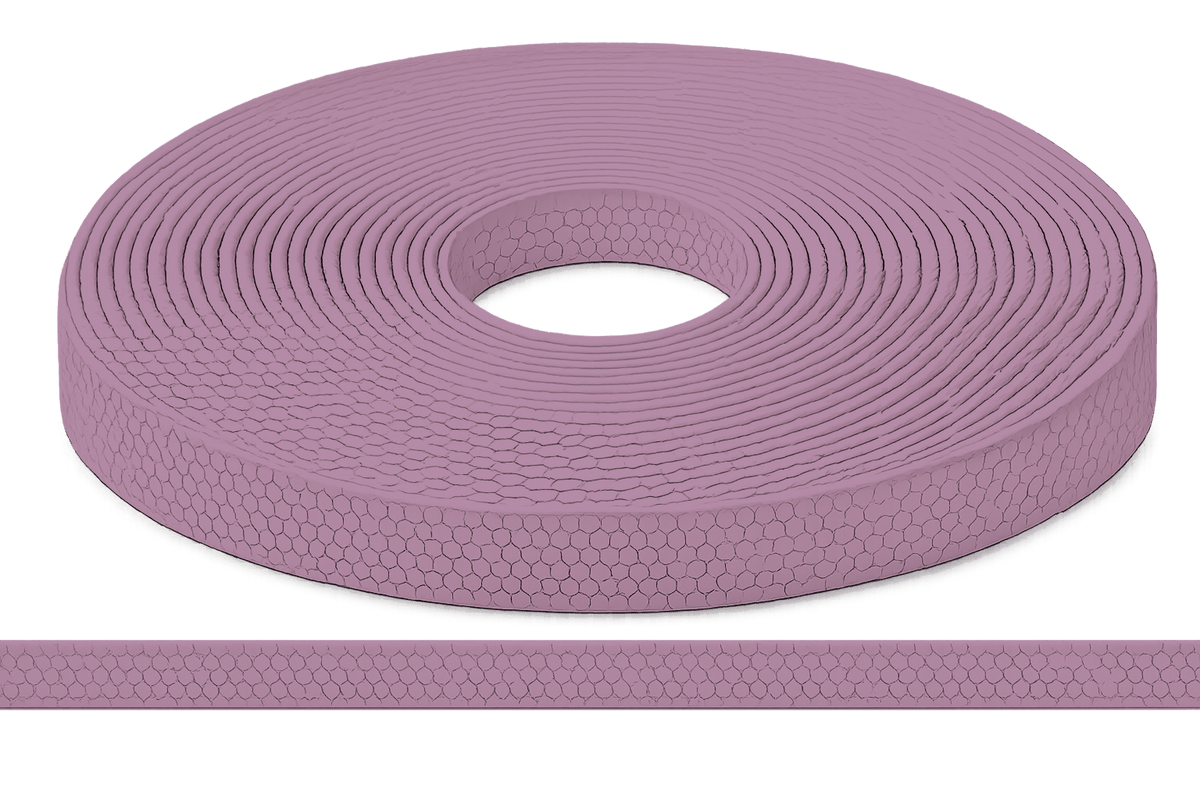 L'atelier du Fourmilier Sangle Hexa au mètre 20mm / Hexa Lavande Pastel Sangle HEXA au mètre – Imperméable, résistante et souple – 20, 25 et 38 mm