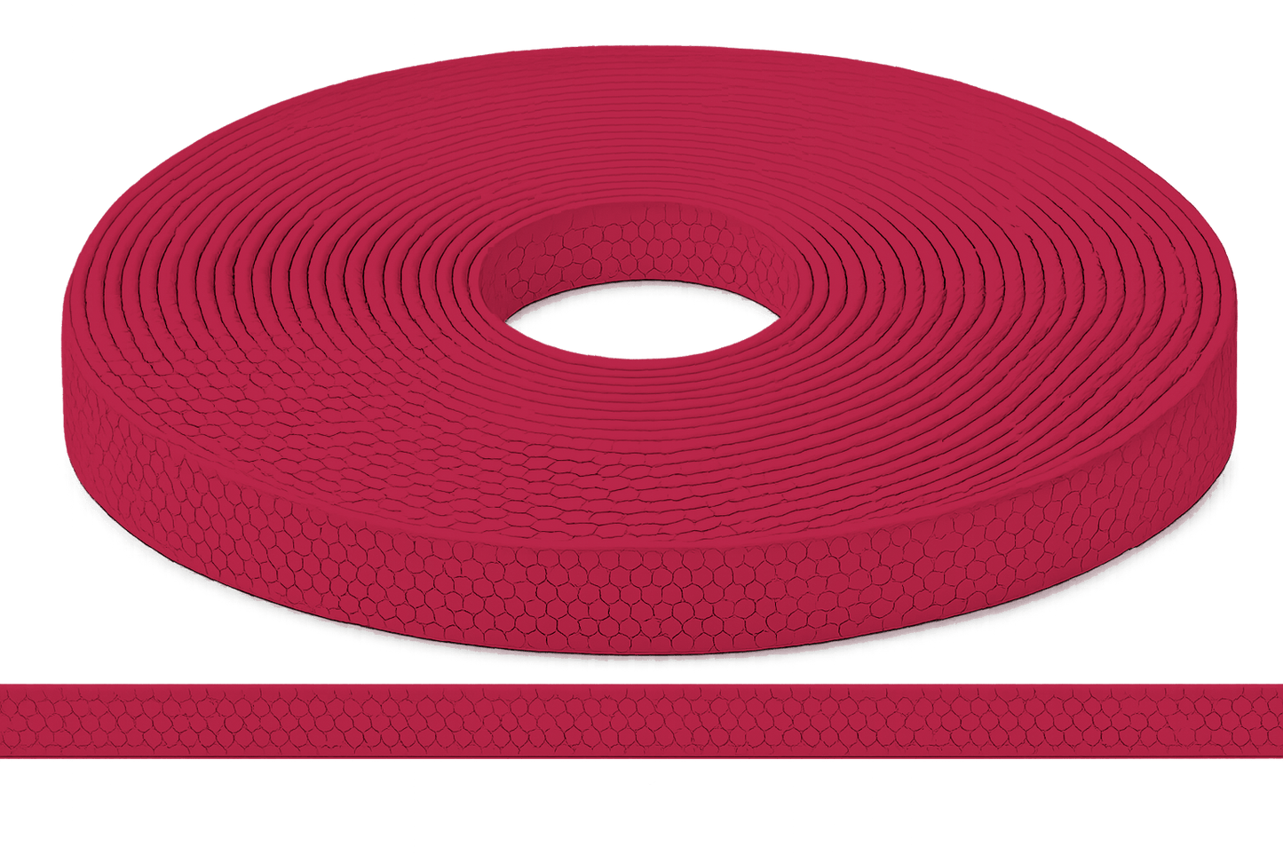 L'atelier du Fourmilier Sangle Hexa au mètre 20mm / Hexa Magenta Sangle HEXA au mètre – Imperméable, résistante et souple – 20, 25 et 38 mm
