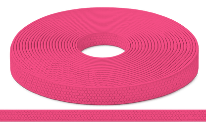 L'atelier du Fourmilier Sangle Hexa au mètre 20mm / Hexa Rose fluo Sangle HEXA au mètre – Imperméable, résistante et souple – 20, 25 et 38 mm