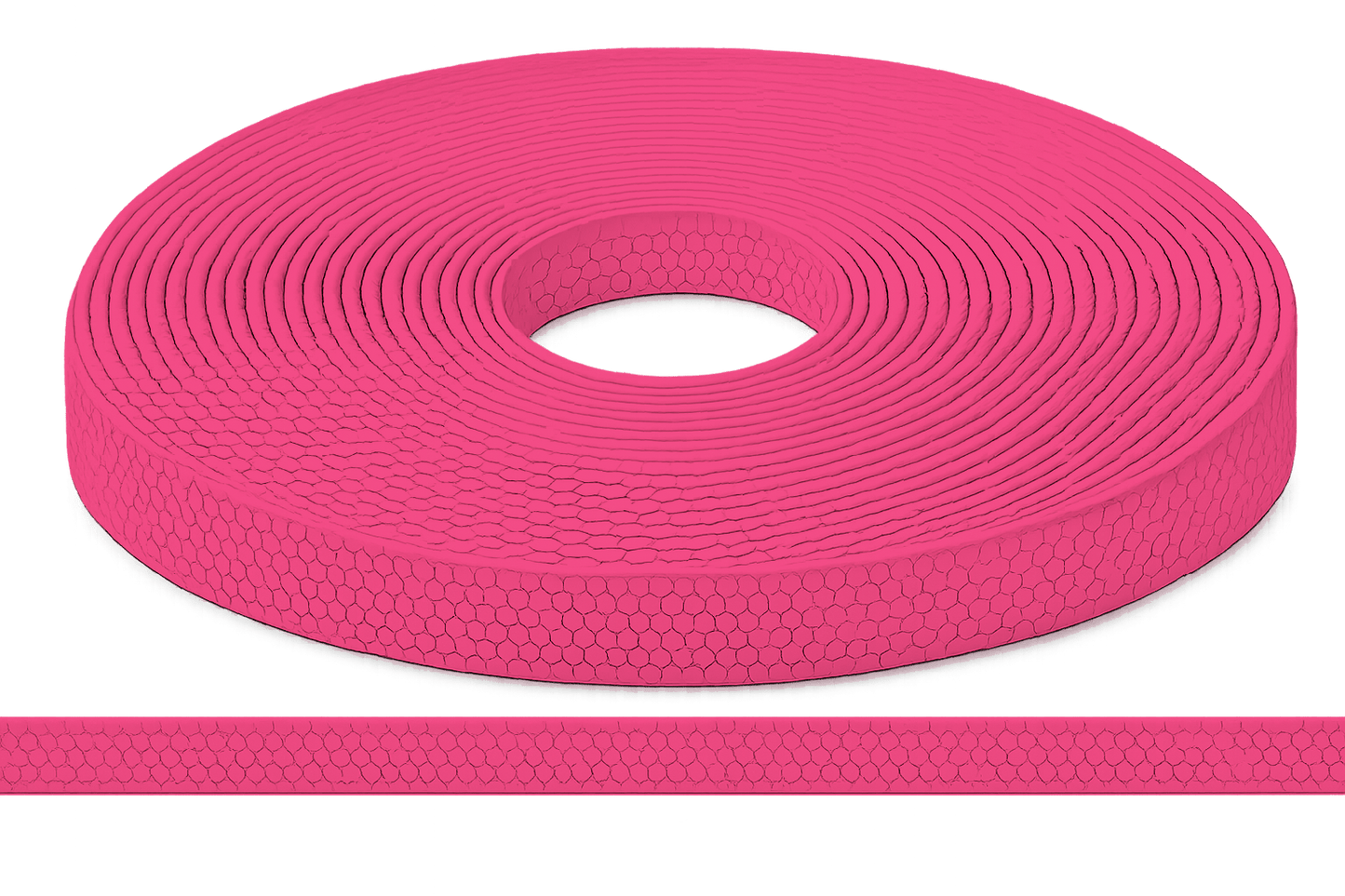 L'atelier du Fourmilier Sangle Hexa au mètre 20mm / Hexa Rose Sangle HEXA au mètre – Imperméable, résistante et souple – 20, 25 et 38 mm
