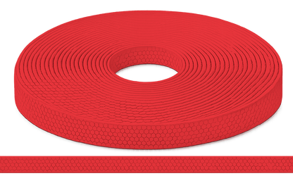 L'atelier du Fourmilier Sangle Hexa au mètre 20mm / Hexa Rouge bonbon Sangle HEXA au mètre – Imperméable, résistante et souple – 20, 25 et 38 mm