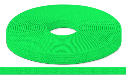 L'atelier du Fourmilier Sangle Hexa au mètre 20mm / Hexa Vert fluo Sangle HEXA au mètre – Imperméable, résistante et souple – 20, 25 et 38 mm