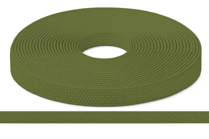 L'atelier du Fourmilier Sangle Hexa au mètre 20mm / Hexa Vert olive Sangle HEXA au mètre – Imperméable, résistante et souple – 20, 25 et 38 mm
