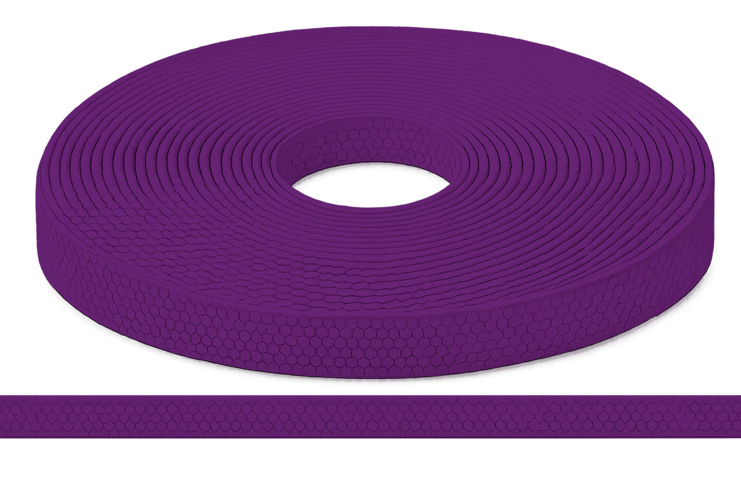 L'atelier du Fourmilier Sangle Hexa au mètre 20mm / Hexa Violet Sangle HEXA au mètre – Imperméable, résistante et souple – 20, 25 et 38 mm