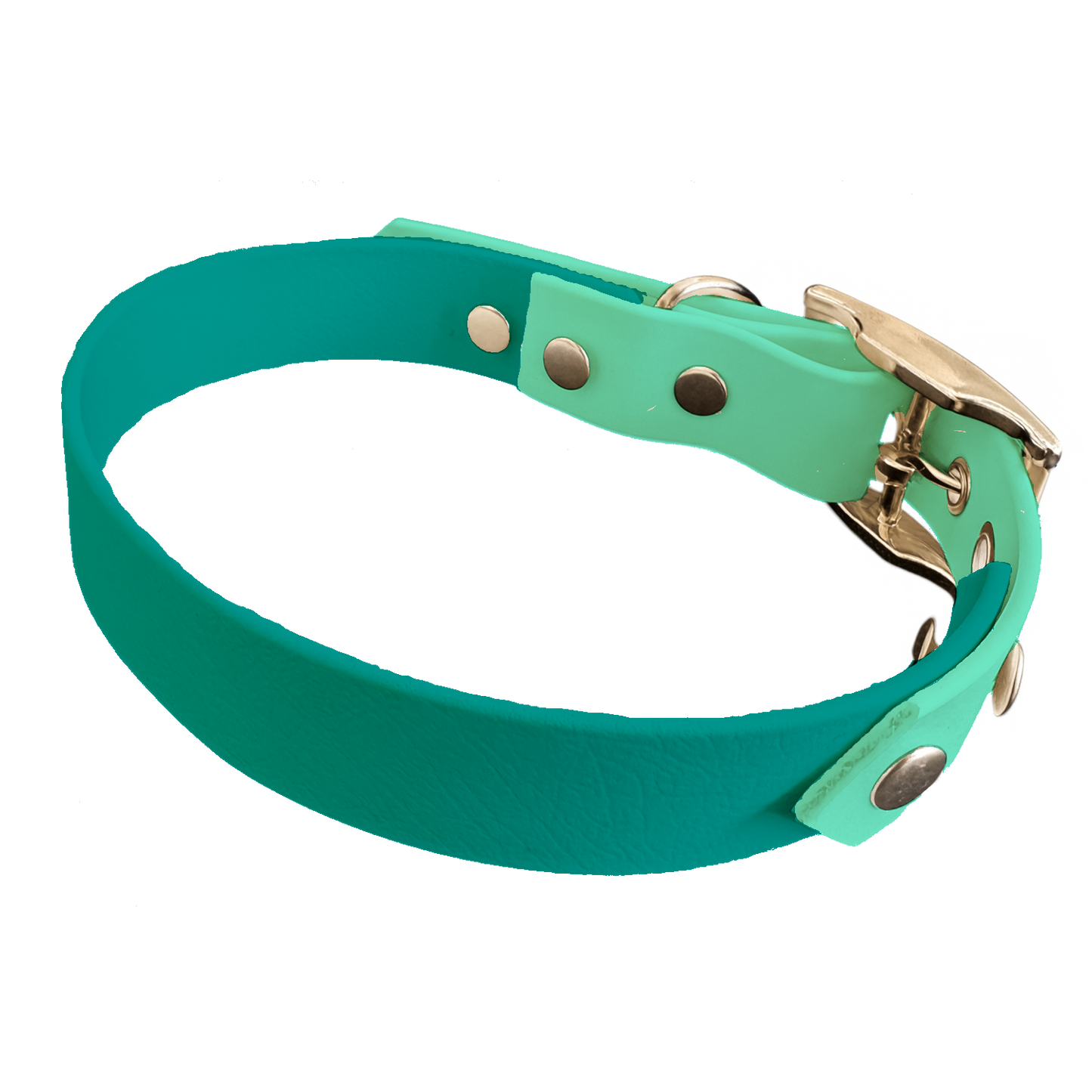 Collier Bicolore en BioThane®  19 mm – coloris personnalisable