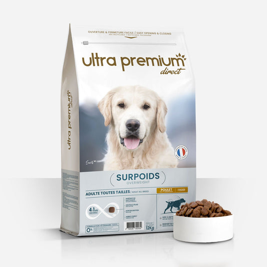 Ultrapremium Ultrapremium Croquettes Light pour Chien adulte en Surpoids ou Stérilisé au poulet - Care