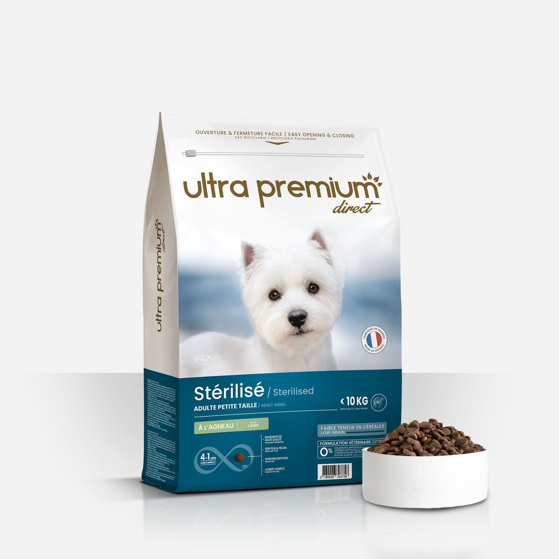 Ultrapremium Ultrapremium Croquettes Light Super Premium pour chien stérilisé de petite taille (<10kg)