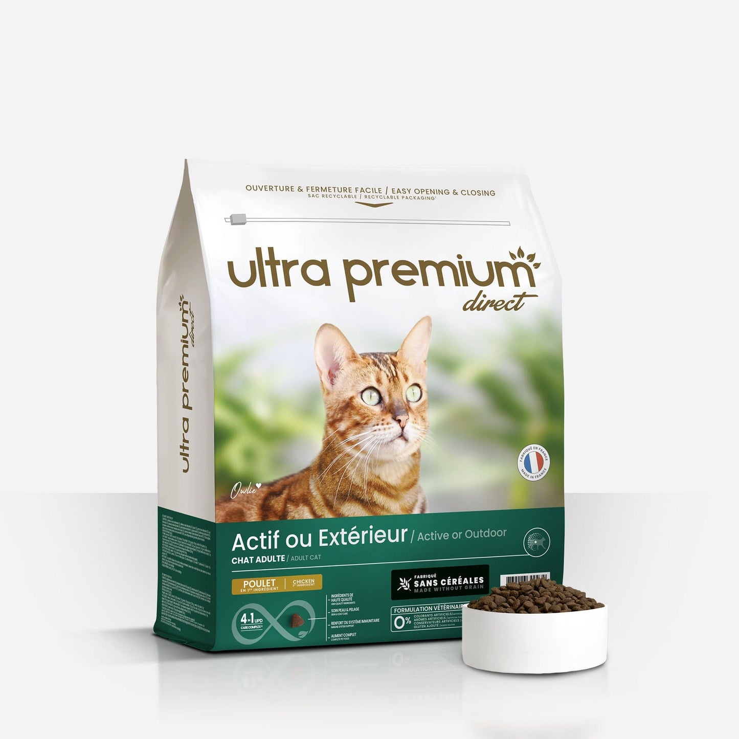 Ultrapremium Ultrapremium Croquettes Sans Céréales pour Chat Adulte activité normale