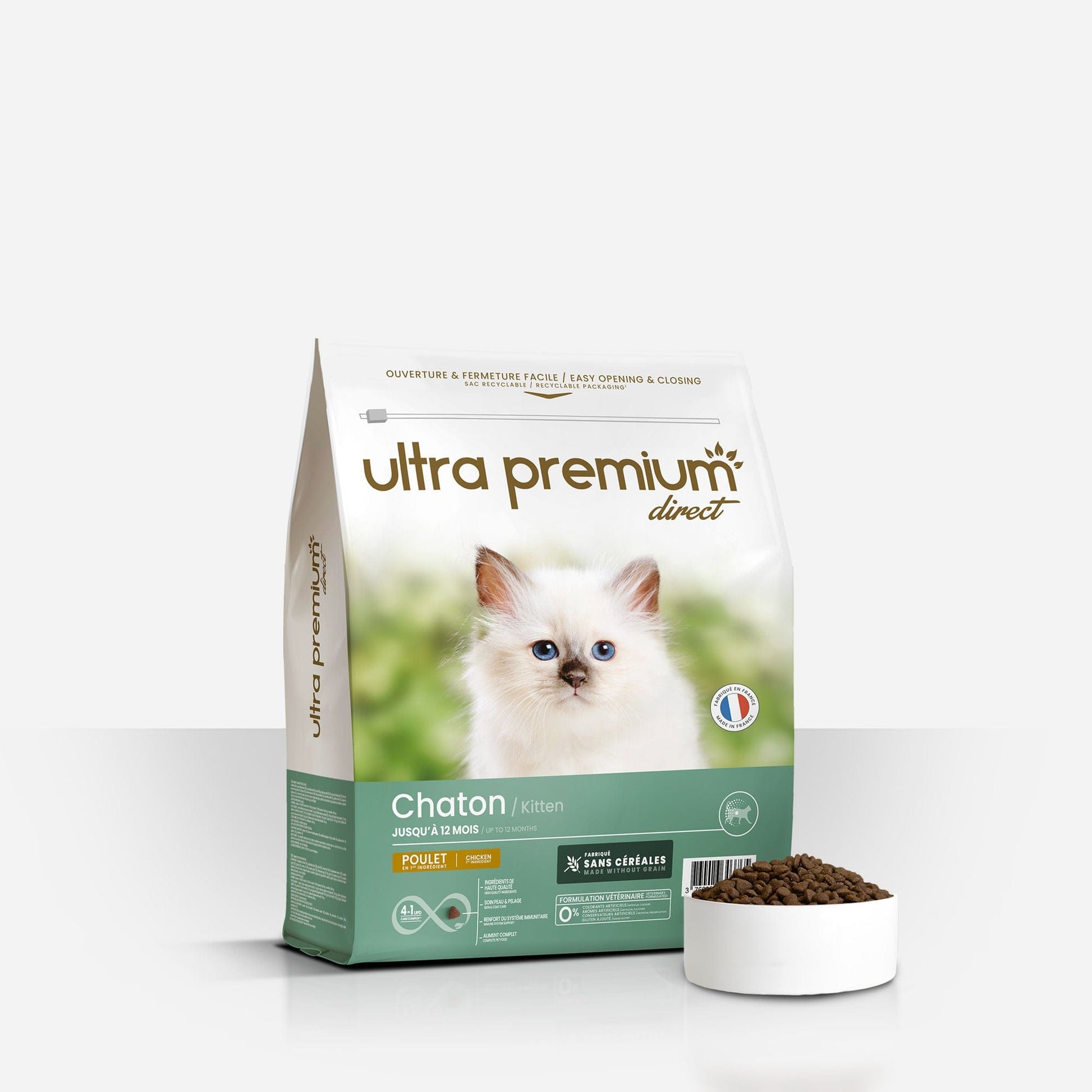 Ultrapremium Ultrapremium Croquettes Sans Céréales pour Chaton