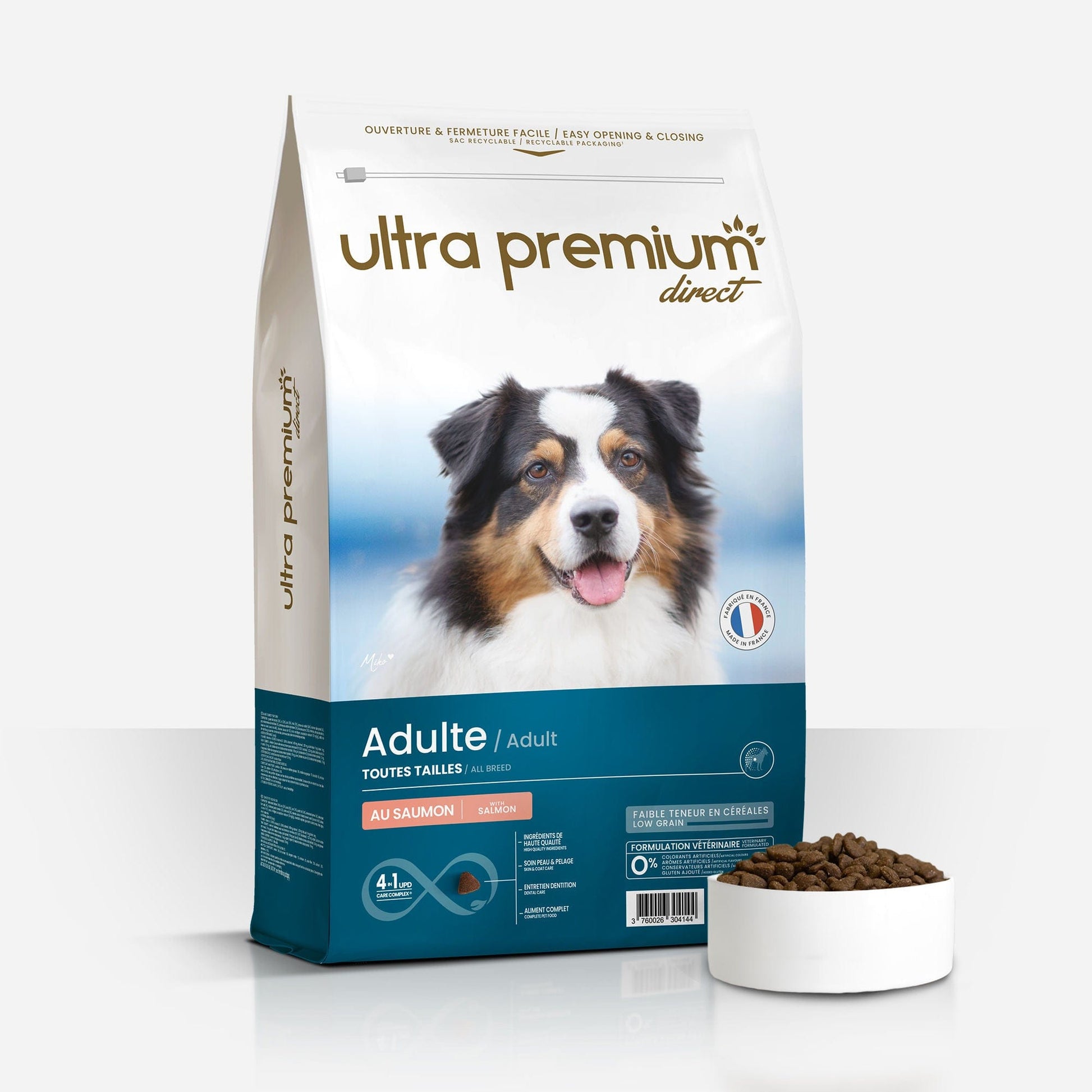 Ultrapremium Ultrapremium Croquettes Super Premium pour Chien Saumon et Riz