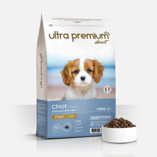 Ultrapremium Ultrapremium Croquettes Super Premium pour Chiot de Petite et Moyenne Taille (poids adulte <30 Kg)