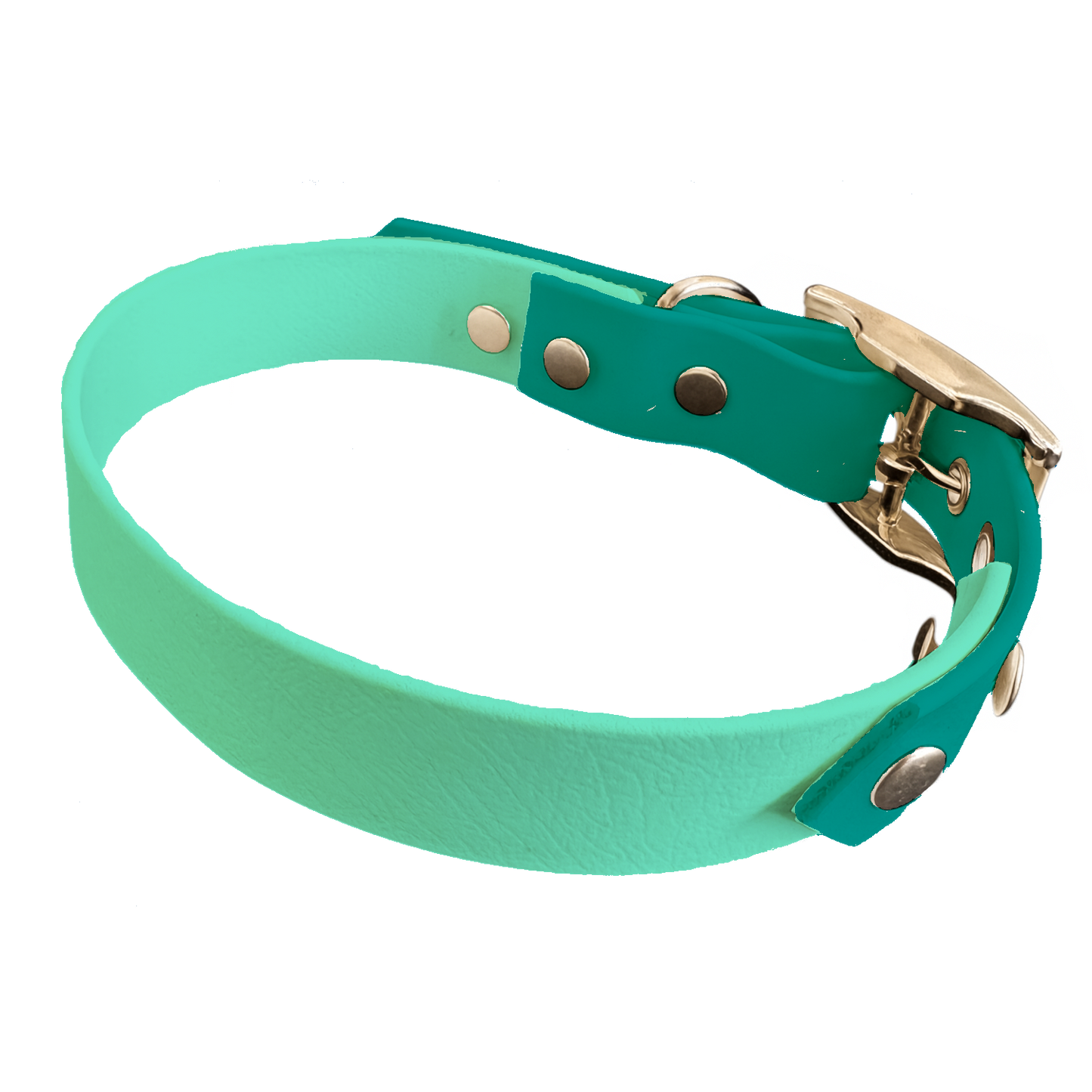 Collier Bicolore en BioThane®  19 mm – coloris personnalisable