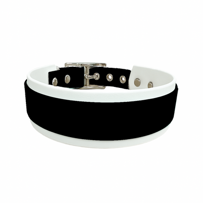 Collier Large double en BioThane® – 25 mm / 19 mm – coloris personnalisable