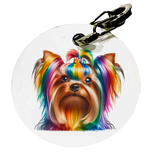 Médaille Yorkshire Terrier personnalisée – 30 mm ou 38 mm